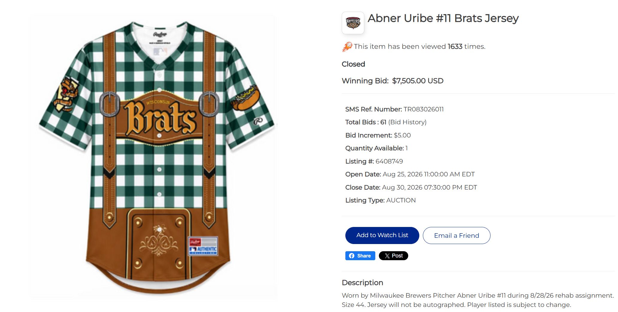 Jersey bids